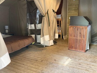 Cliquez pour découvrir toutes les photos de l'HÉBERGEMENT ! bungalow toilé - Mamers Les Portes Du Perche photo 3