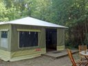 Cliquez pour découvrir toutes les photos de l'HÉBERGEMENT ! bungalow toilé - camping Moulin De David photo 2