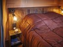 tente en toile et bois - camping Moulin De David photo 7