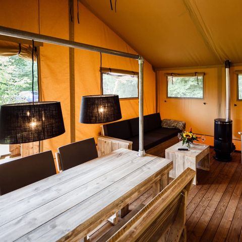 tente toile et bois - Rcn Vakantiepark De Roggeberg photo 5