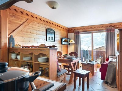 Cliquez pour découvrir toutes les photos de l'HÉBERGEMENT ! appartement - Pierre & Vacances Premium Les Alpages De Reberty photo 3