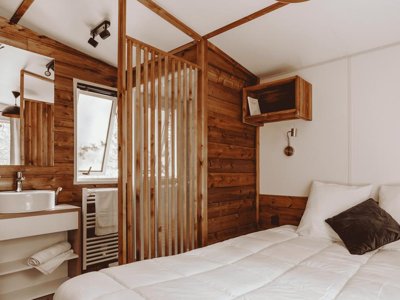 Cliquez pour découvrir toutes les photos de l'HÉBERGEMENT ! chalet - Slow Village Saint-Cybranet photo 4