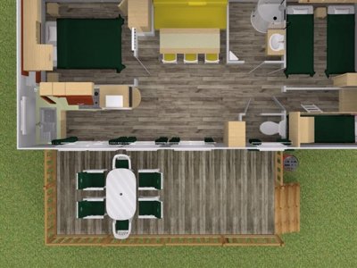 Cliquez pour découvrir toutes les photos de l'HÉBERGEMENT ! mobil-home - Bi Village photo 10