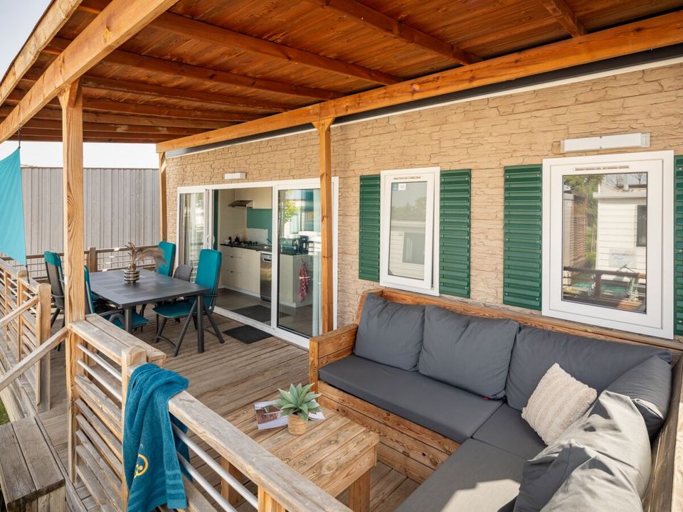Cliquez pour découvrir toutes les photos de l'HÉBERGEMENT ! mobil-home - établissement Bi Village photo 5