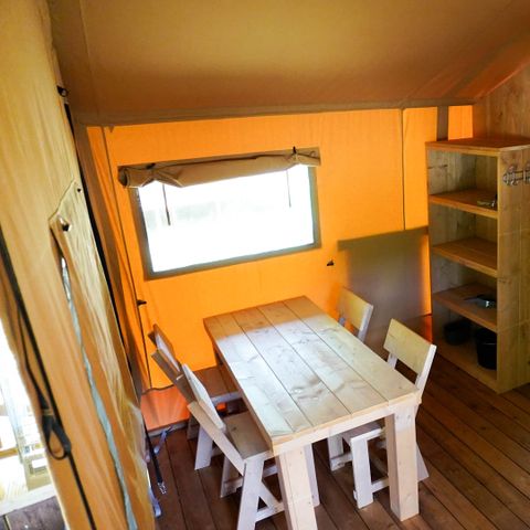 Cliquez pour découvrir toutes les photos de l'HÉBERGEMENT ! tente toile et bois - Vodatent Pittoresque photo 4