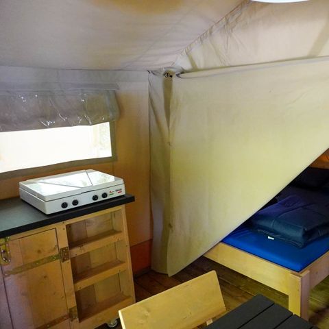 Cliquez pour découvrir toutes les photos de l'HÉBERGEMENT ! tente toile et bois - Vodatent Pittoresque photo 4