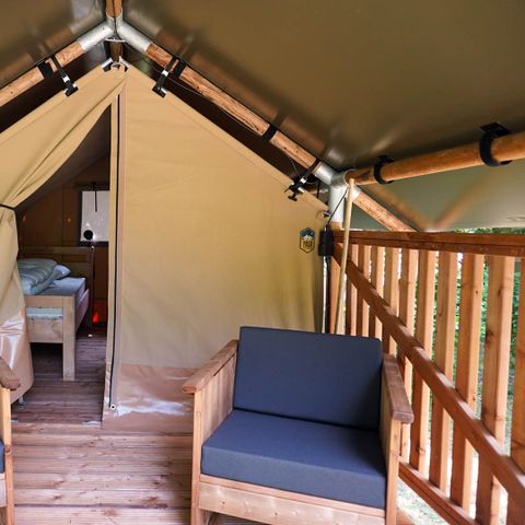 Cliquez pour découvrir toutes les photos de l'HÉBERGEMENT ! tente toile et bois - Vodatent Pittoresque photo 3