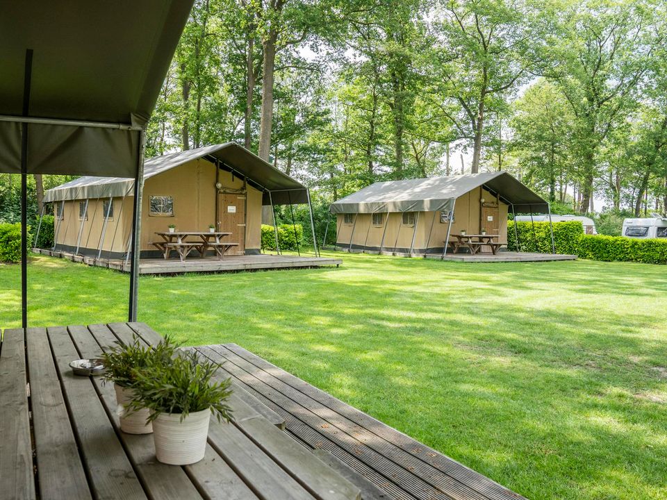 Cliquez pour découvrir toutes les photos de l'HÉBERGEMENT ! tente toile et bois - Recreatiepark Den Blanken photo 2