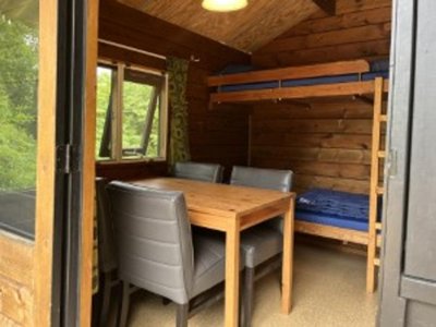 Cliquez pour découvrir toutes les photos de l'HÉBERGEMENT ! tente en toile et bois - Vakantiehoeve Si-Es-An photo 6