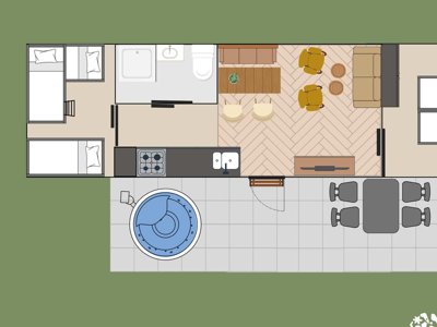 Cliquez pour découvrir toutes les photos de l'HÉBERGEMENT ! lodge - Vakantiehoeve Si-Es-An photo 15