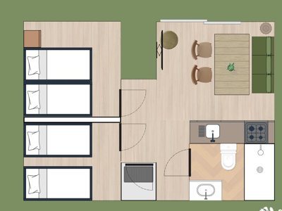 Cliquez pour découvrir toutes les photos de l'HÉBERGEMENT ! maison - Vakantiehoeve Si-Es-An photo 15