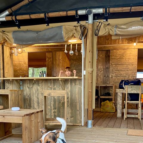 Cliquez pour découvrir toutes les photos de l'HÉBERGEMENT ! tente toile et bois - Glamping Tenuta Regina photo 3