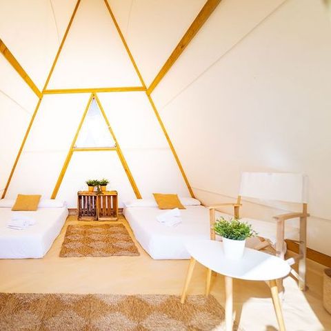 tente toile et bois - Kampaoh Isla Cristina photo 3