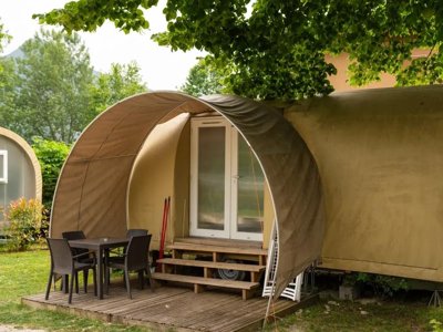 Cliquez pour découvrir toutes les photos de l'HÉBERGEMENT ! tente - Lago Idro Glamping Boutique photo 1