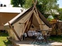 Cliquez pour découvrir toutes les photos de l'HÉBERGEMENT ! tente - camping Sivinos Boutique photo 2