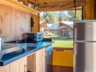 Cliquez pour découvrir toutes les photos de l'HÉBERGEMENT ! tente en toile et bois - Trasimeno Glamping Resort photo 2