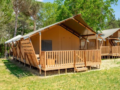 Cliquez pour découvrir toutes les photos de l'HÉBERGEMENT ! tente en toile et bois - Trasimeno Glamping Resort photo 7