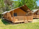 Cliquez pour découvrir toutes les photos de l'HÉBERGEMENT ! tente en toile et bois - camping Trasimeno Glamping Resort photo 7