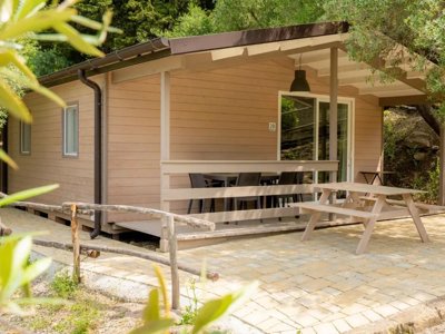 Cliquez pour découvrir toutes les photos de l'HÉBERGEMENT ! chalet - Vallicella Glamping Resort photo 2