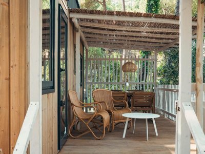 Cliquez pour découvrir toutes les photos de l'HÉBERGEMENT ! mini-maison - Vallicella Glamping Resort photo 7