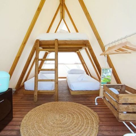 Cliquez pour découvrir toutes les photos de l'HÉBERGEMENT ! tente toile et bois - Kampaoh El Palmar photo 3