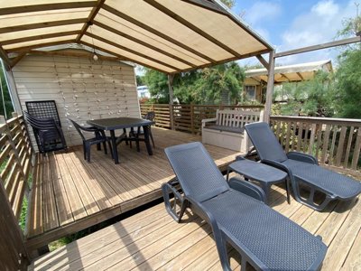 Cliquez pour découvrir toutes les photos de l'HÉBERGEMENT ! mobil-home - De L'Arnel photo 2