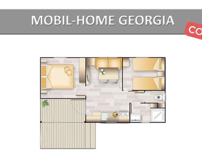 Cliquez pour découvrir toutes les photos de l'HÉBERGEMENT ! mobil-home - Tikayan Les Cigales photo 7