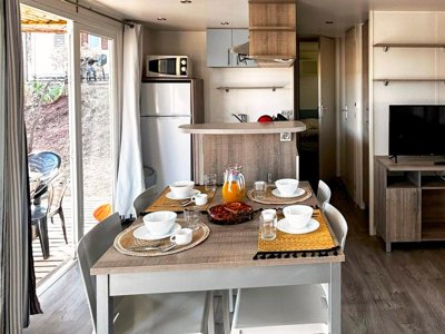 Cliquez pour découvrir toutes les photos de l'HÉBERGEMENT ! mobil-home - Tikayan Les Cigales photo 2