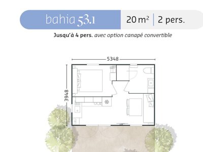 Cliquez pour découvrir toutes les photos de l'HÉBERGEMENT ! mobil-home - Le Welcome photo 6