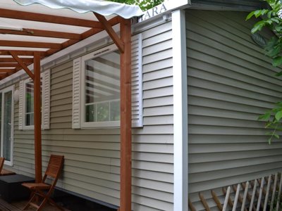 Cliquez pour découvrir toutes les photos de l'HÉBERGEMENT ! mobil-home - Le Barutel photo 4