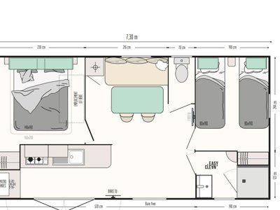 Cliquez pour découvrir toutes les photos de l'HÉBERGEMENT ! mobil-home - Dordogne Les Cinq Châteaux photo 10