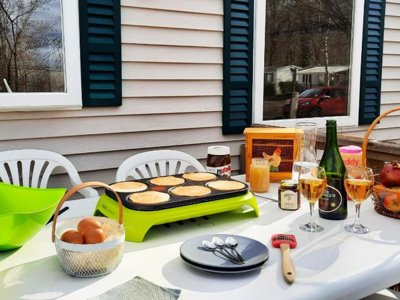 Cliquez pour découvrir toutes les photos de l'HÉBERGEMENT ! mobil-home - La Roucateille photo 4