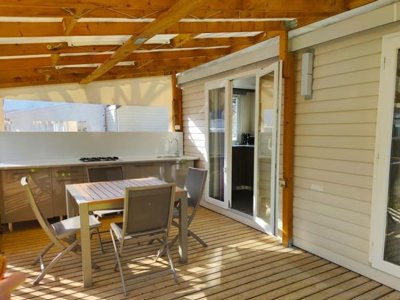 Cliquez pour découvrir toutes les photos de l'HÉBERGEMENT ! mobil-home - La Roucateille photo 2
