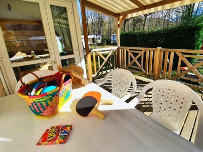 Cliquez pour découvrir toutes les photos de l'HÉBERGEMENT ! mobil-home - La Roucateille photo 2