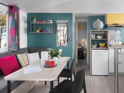 Cliquez pour découvrir toutes les photos de l'HÉBERGEMENT ! mobil-home - Flower Des Vallées photo 2